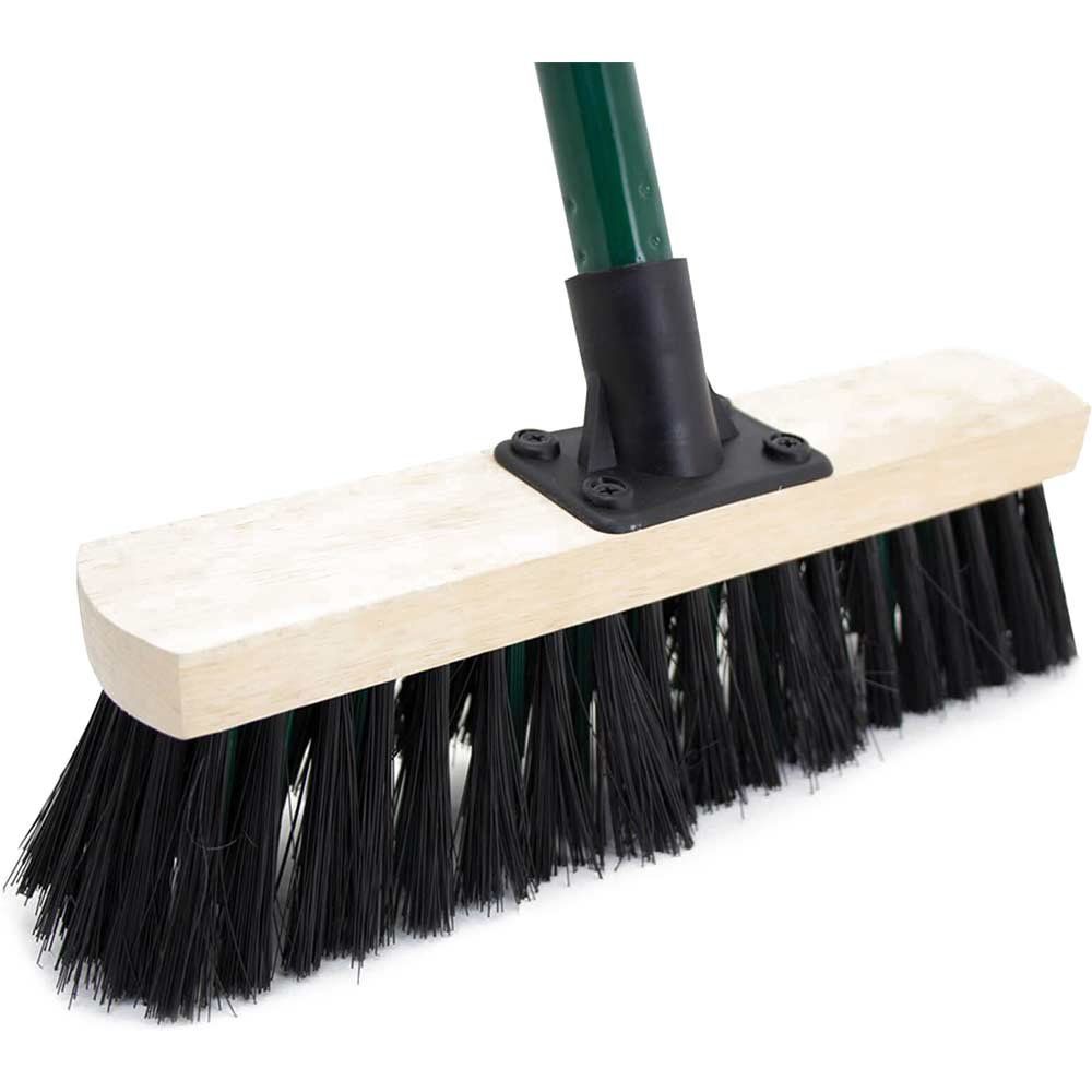 Town and Country Wooden Yard Broom 13" - Image 1