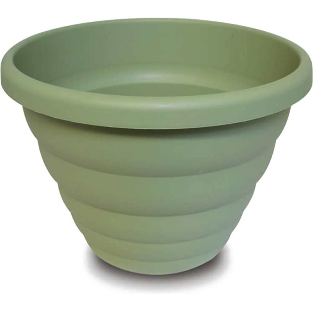 Town and Country Plastic Beehive Planter Pot 12l Green - Image 1