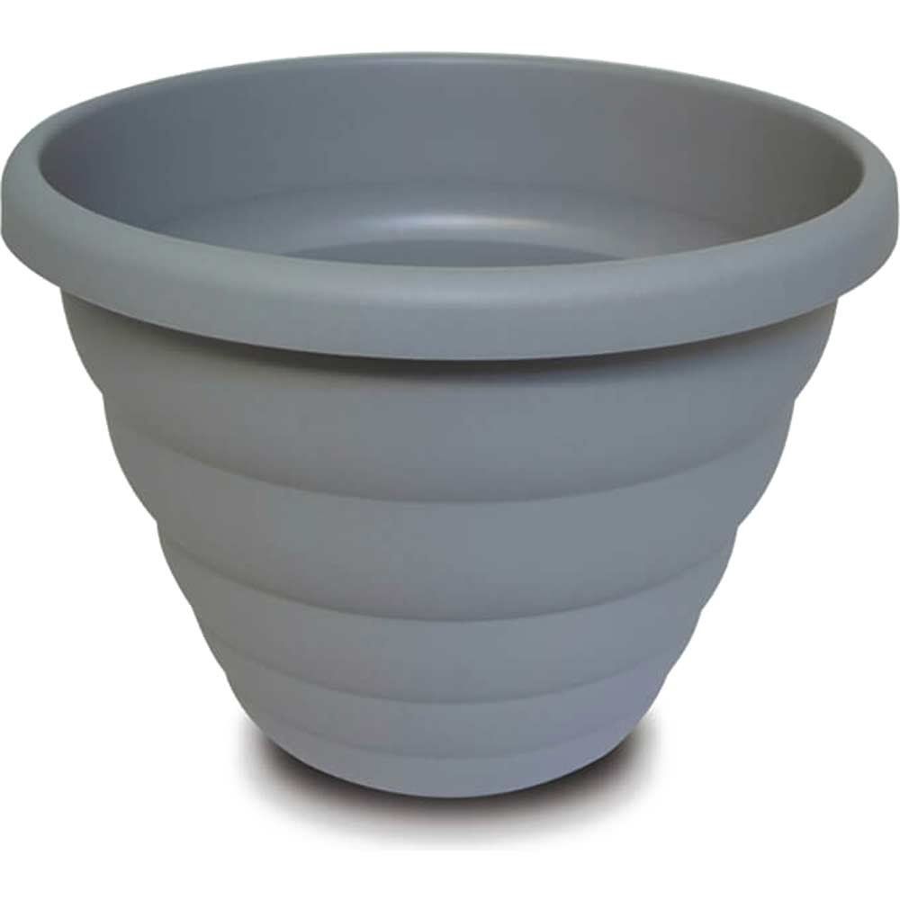 Town and Country Plastic Beehive Planter Pot 12l Grey - Image 1