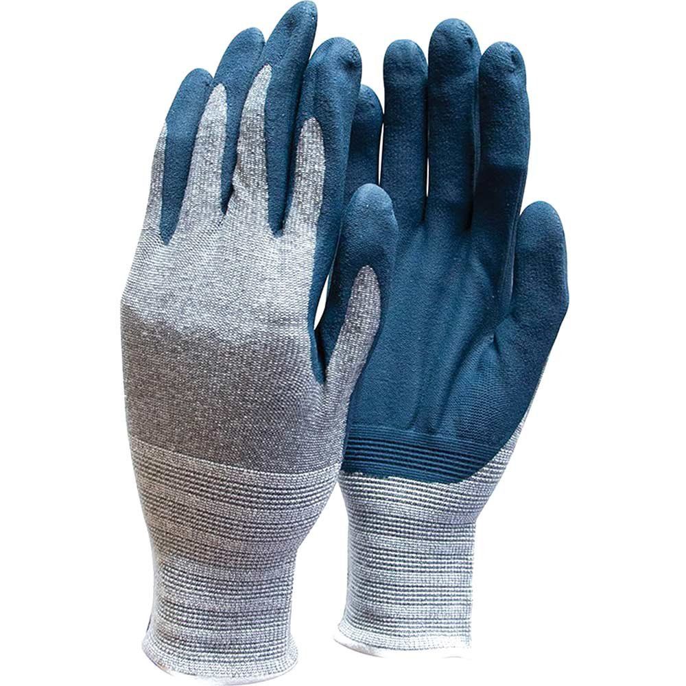 Town and Country Eco Flex Comfort Garden Gloves Blue / Grey L Pack of 1 - Image 1