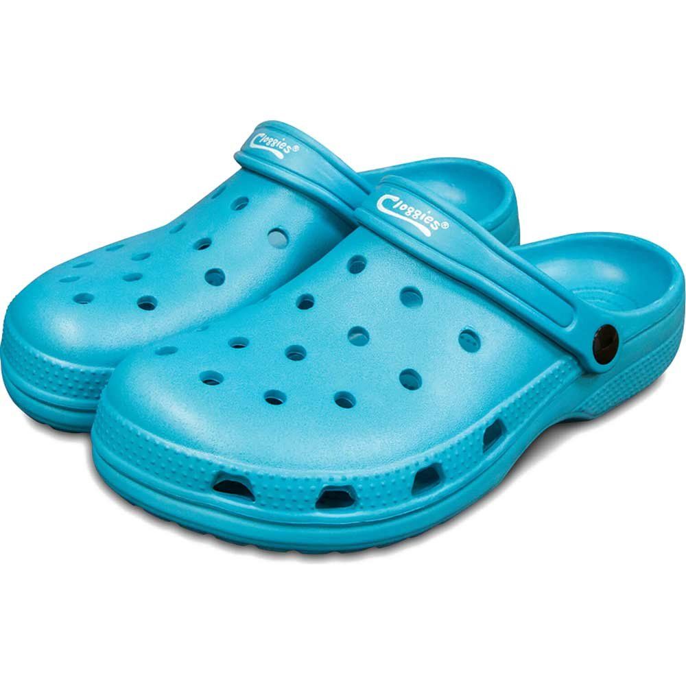 Town and Country Casual Cloggies Garden Shoes Teal Size 7 - Image 1