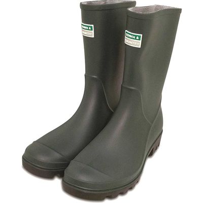 Town and Country Eco Essential Half Length Wellington Boots Green Size 5