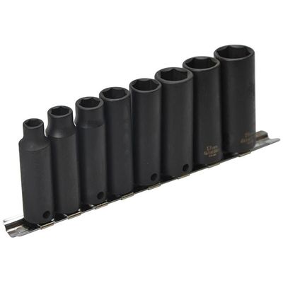 Teng 9386 3/8In Drive 9386 Deep Impact Socket Set 8 Piece - Thumbnail 2