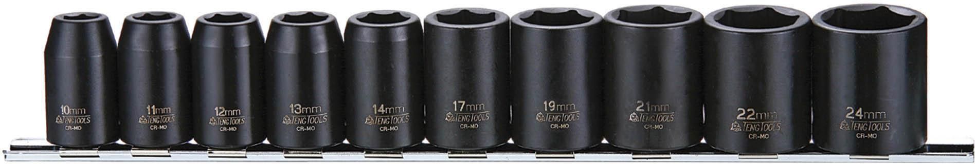 Teng 9121 1/2In Drive 9121 Impact Socket Set 10 Piece - Image 1