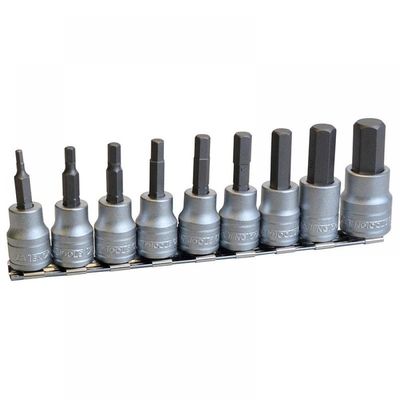 Teng M3812 M3812 Socket Clip Rail Hex Socket Metric 3/8In Drive - Thumbnail 2