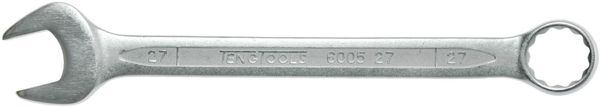 TENG TOOLS TEN600527 Combination Spanner 12 Point 15° Chrome vanadium Stain Finish 27 mm