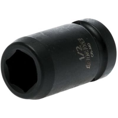 Teng 920116 Impact Socket Hexagon 6-Point 1/2In Drive 1/2In - Thumbnail 2