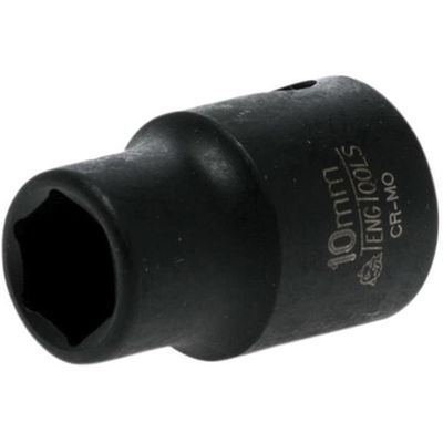 Teng Impact Socket Hexagon 6-Point 3/8In Drive 10Mm - Thumbnail 2