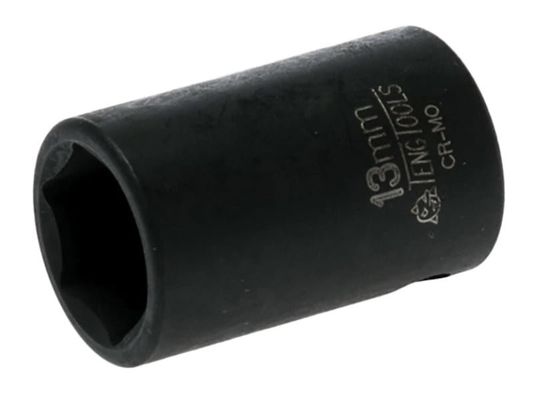Teng Impact Socket Hexagon 6-Point 3/8In Drive 13Mm