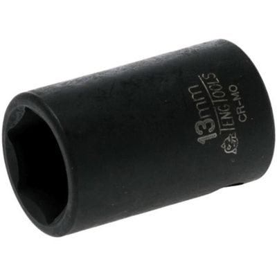 Teng Impact Socket Hexagon 6-Point 3/8In Drive 13Mm - Thumbnail 2