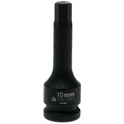 Teng 921510-C 1/2In Hex Bit Impact Socket 10Mm - Thumbnail 2