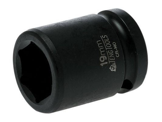 Teng 920519N1 Impact Socket Hexagon 6-Point 1/2In Drive 19Mm