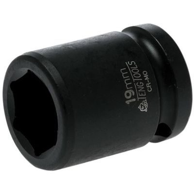 Teng 920519N1 Impact Socket Hexagon 6-Point 1/2In Drive 19Mm - Thumbnail 2