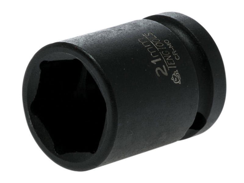 Teng 920521N1 Impact Socket Hexagon 6-Point 1/2In Drive 21Mm - Image 1