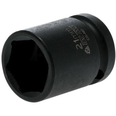 Teng 920521N1 Impact Socket Hexagon 6-Point 1/2In Drive 21Mm - Thumbnail 2