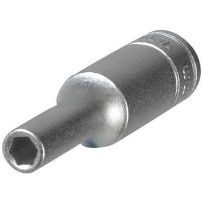 Teng M140607 Hexagon Socket Deep 6 Point Regular 1/4In Drive 7Mm - Thumbnail 2
