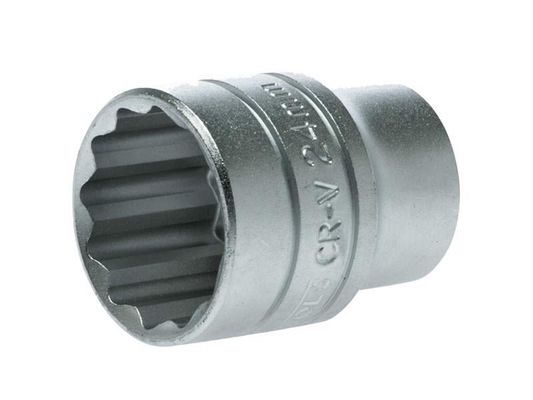 Teng M120524-C Bi-Hexagon Socket 12-Point 1/2In Drive 24Mm
