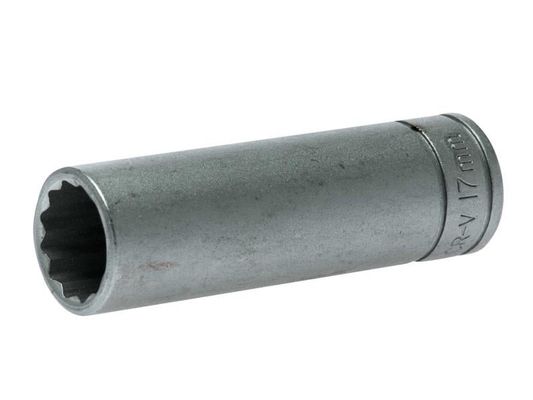 Teng M120617C Bi-Hexagon Socket Deep 12-Point 1/2In Drive 17Mm - Thumbnail 2