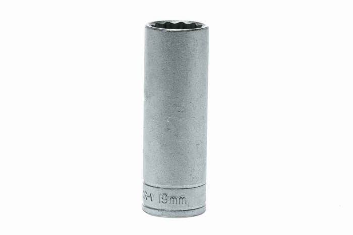 Teng M120619C Bi-Hexagon Socket Deep 12-Point 1/2In Drive 19Mm - Image 1