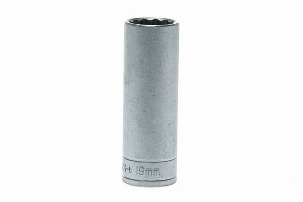 Teng M120619C Bi-Hexagon Socket Deep 12-Point 1/2In Drive 19Mm