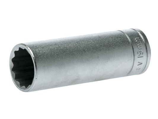 Teng M120619C Bi-Hexagon Socket Deep 12-Point 1/2In Drive 19Mm - Thumbnail 2