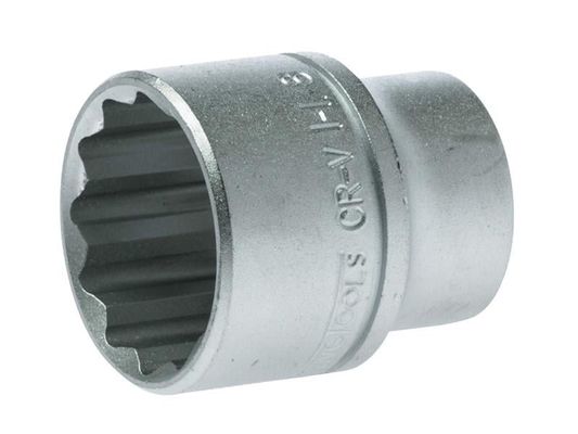 Teng Bi-Hexagon Socket 12-Point Regular A/F 1/2In Drive 1.1/8In