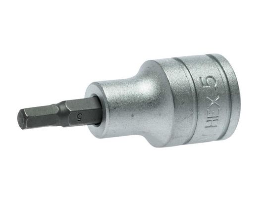 Teng M121505-C S2 Hexagon Socket Bit 1/2In Drive 5Mm