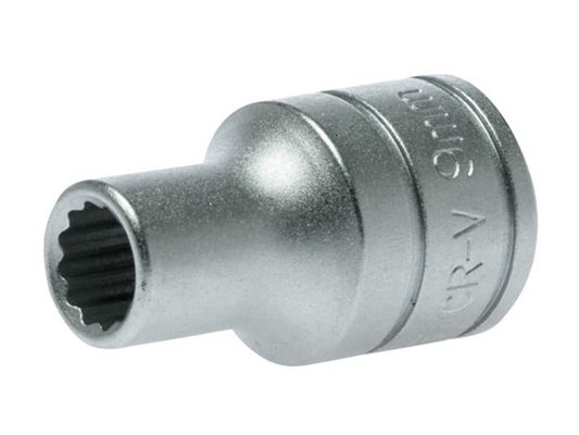 Teng M120509-C Bi-Hexagon Socket 12-Point 1/2In Drive 9Mm