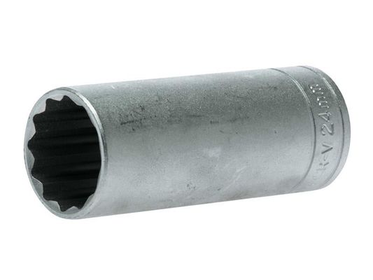 Teng M120624C Bi-Hexagon Socket Deep 12-Point 1/2In Drive 24Mm - Thumbnail 2