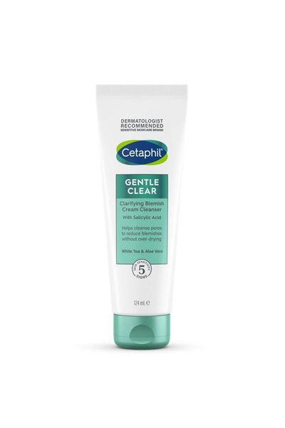 Cetaphil Gentle Clear Clarifying Blemish Cream Cleanser 124ml
