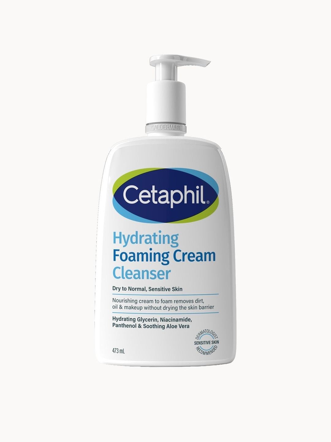 Cetaphil Hydrating Foaming Cream Cleanser 236ml | Size: 473ml - Image 1