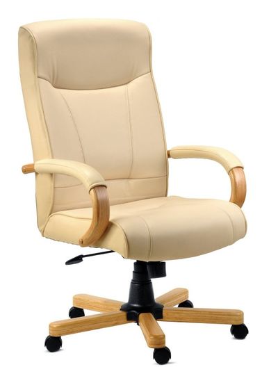 Teknik Office Knightsbridge Bonded Leather Faced Executive Office Chai