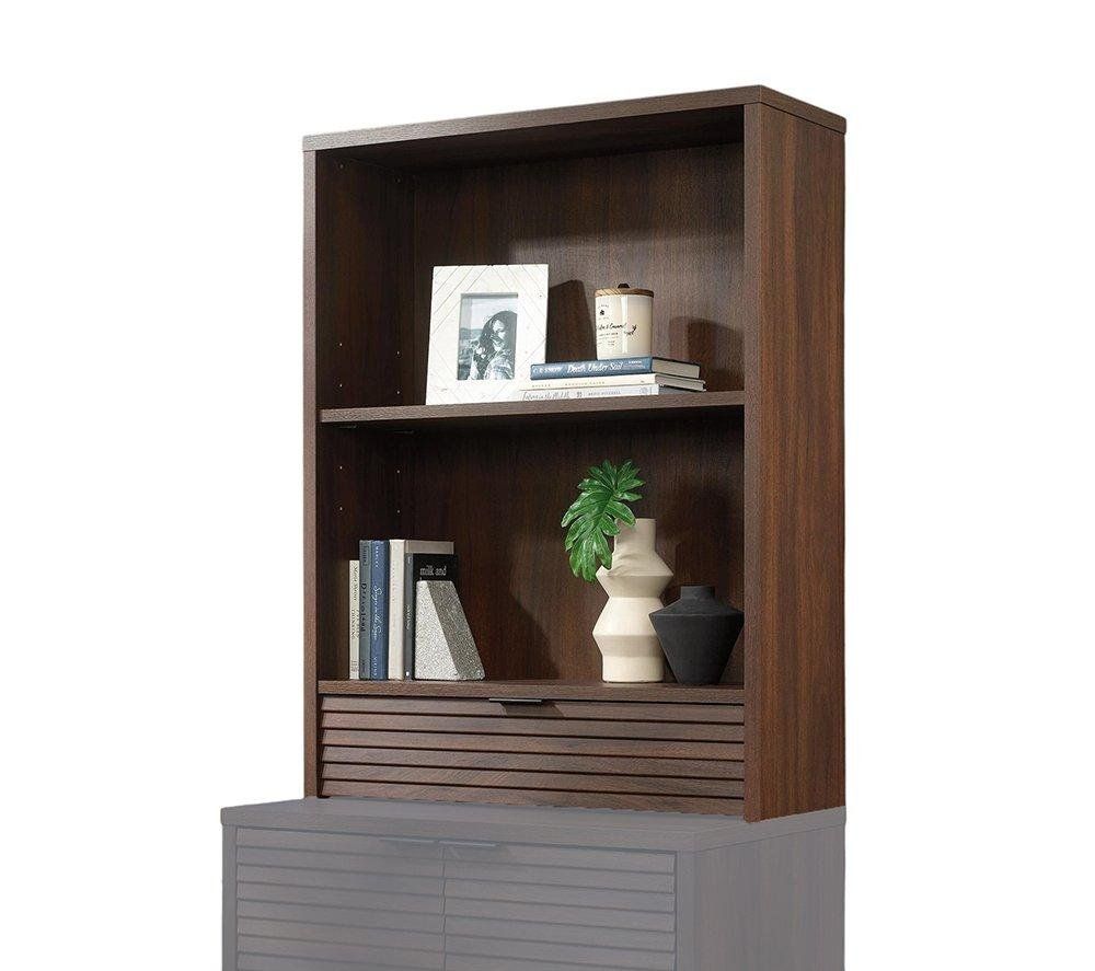 Teknik Office Elstree Hutch with Drawer Spiced Mahogany - 5426910 DD - Image 1
