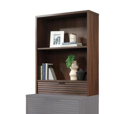 Teknik Office Elstree Hutch with Drawer Spiced Mahogany - 5426910 DD