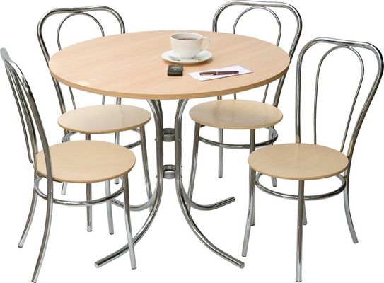 Teknik Office Bistro Deluxe Table and Chairs Set - 6400 DD