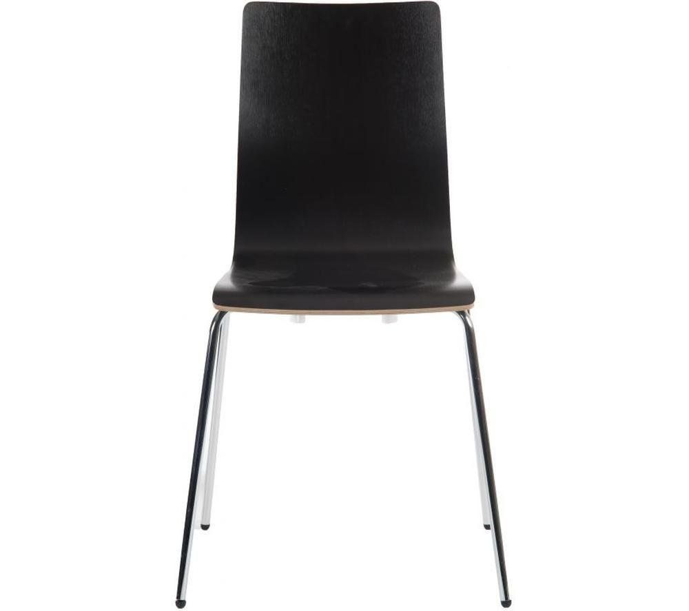Teknik Office Loft Bistro Wenge Coloured Chairs (Pack 4) - 6906WE DD - Image 1