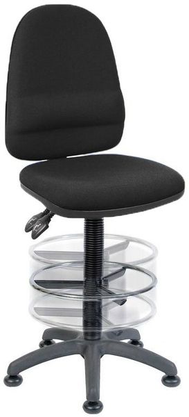 Teknik Office Ergo Twin Deluxe Draughter High Back Fabric Operator Off