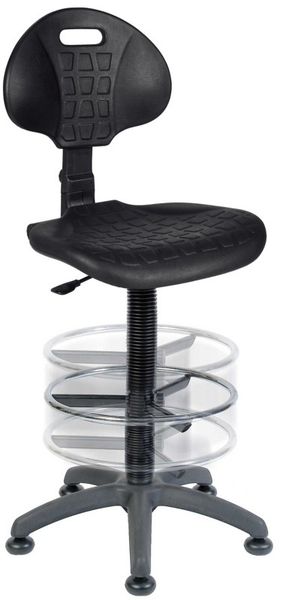 Teknik Office Draughter Labour Pro Deluxe Polyurethane Drafter Chair B