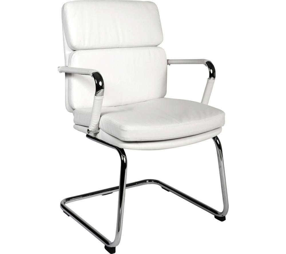 Teknik Office Luxe Luxury Leather Look Executive Office Chair Black - - Image 1
