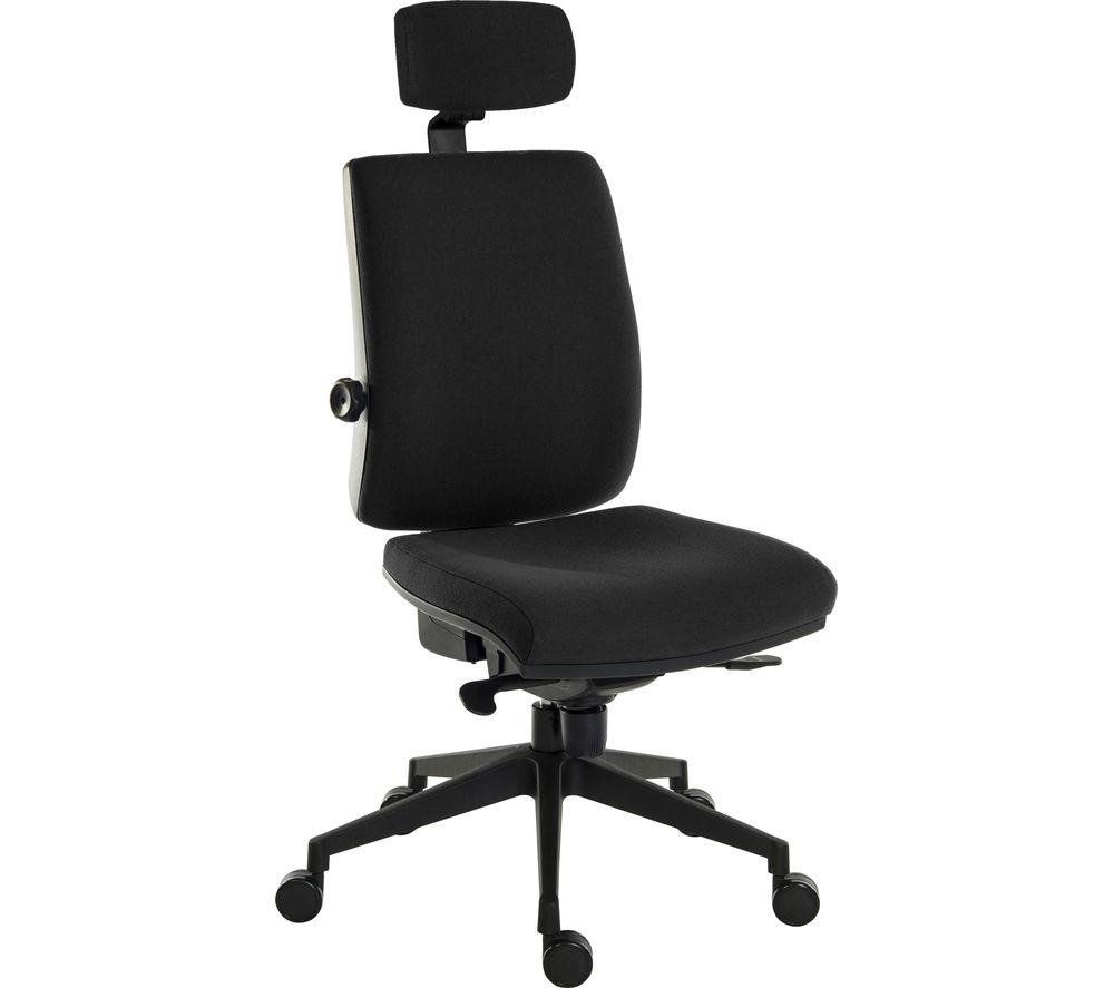TEKNIK Ergo Plus Ultra HR Fabric Operator Chair - Black - Image 1