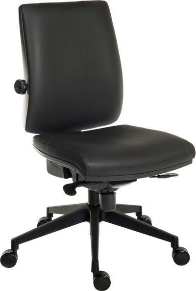 TEKNIK Ergo Plus Ultra Faux-Leather Operator Chair - Leather Look