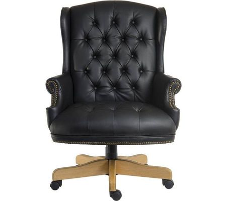 Teknik Office Chairman Noir Fabric Executive Swivel Armchair Black - 6