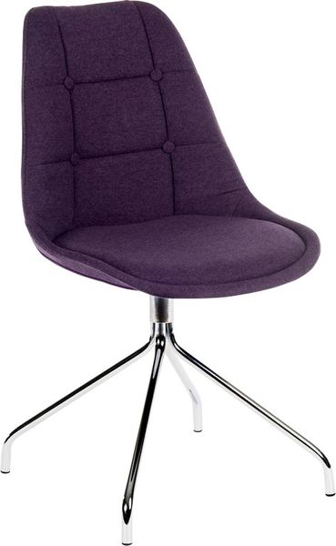 TEKNIK Breakout Fabric Chair - Pack of 2, Plum