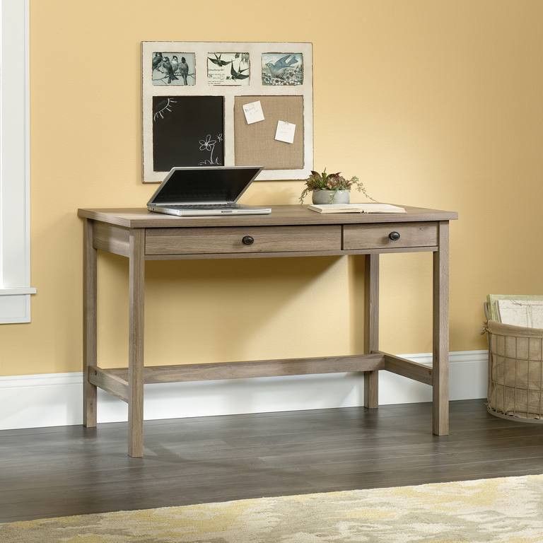 Teknik Office Study Home Office Console Style Desk Salt Oak - 5418213 - Image 1