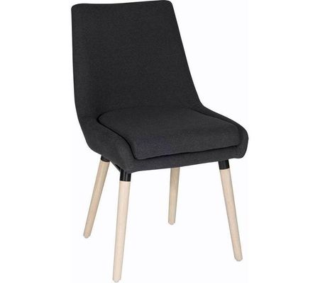 Teknik Office Contemporary Welcome Upholstered Reception Chair Graphit