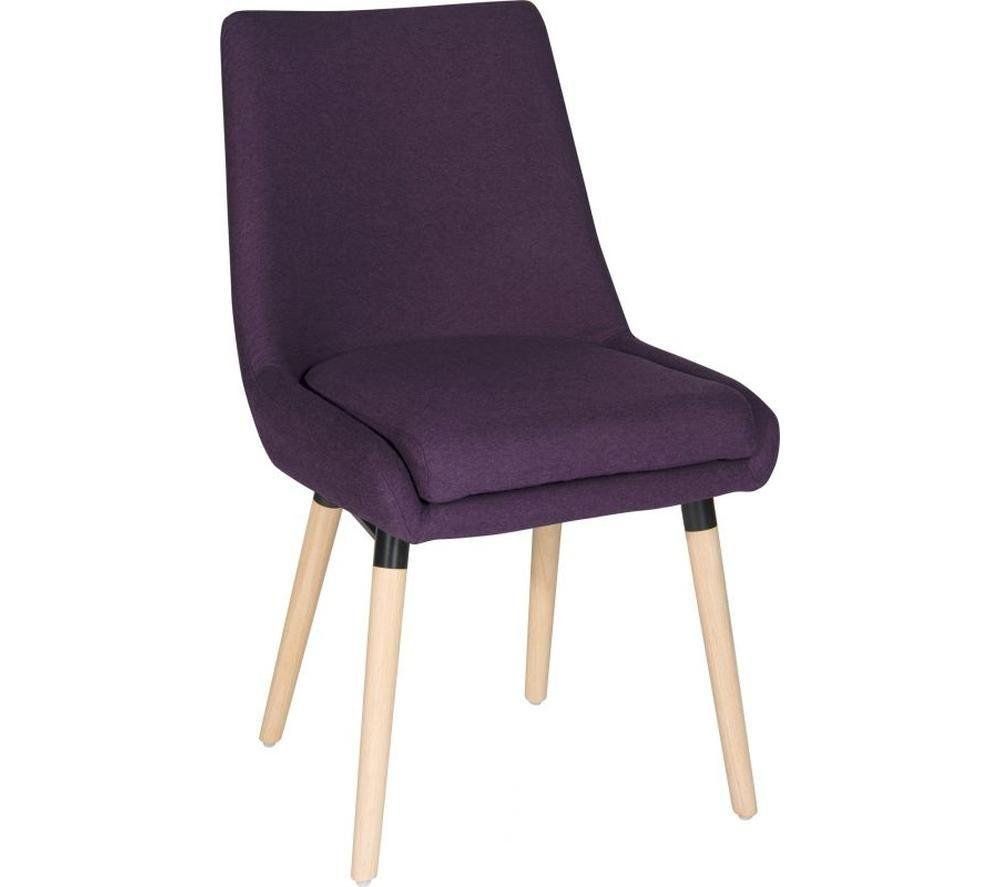 Teknik Office Contemporary Welcome Upholstered Reception Chair Plum (P - Image 1