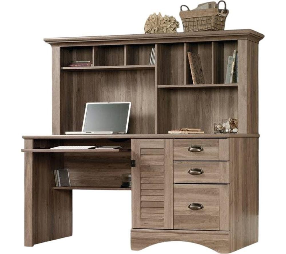 TEKNIK Louvre Hutch 5415109 Desk - Salt Oak - Image 1