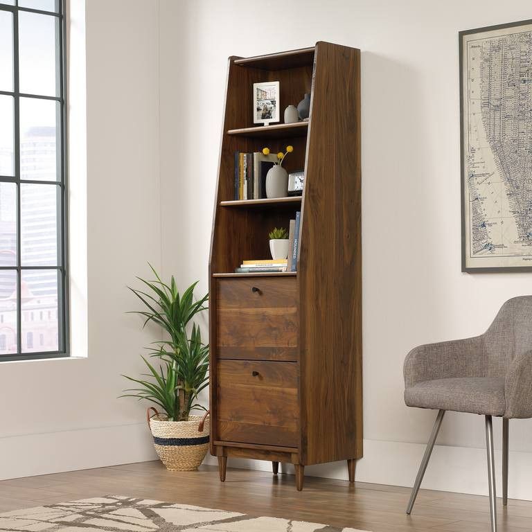 TEKNIK Hampstead Park Narrow 5420283 Bookcase - Grand Walnut - Image 1