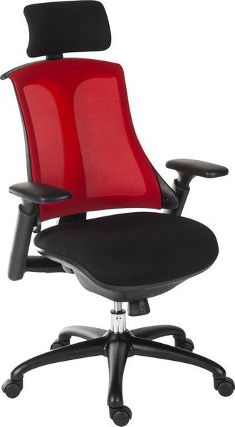 TEKNIK Rapport Mesh Executive Chair - Red & Black