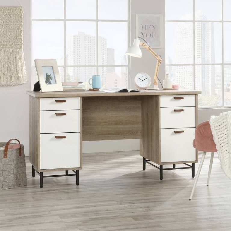 TEKNIK Avon Desk - Sky Oak - Image 1